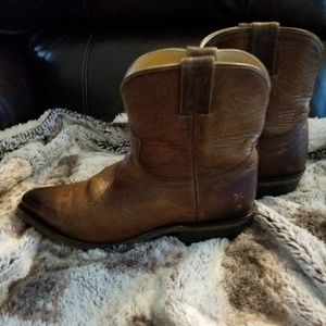 COPY - Frye Distressed Ankle Boots Size 8